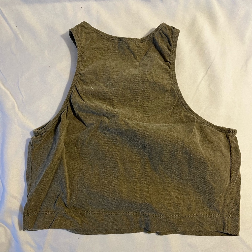 Vintage Harley Davidson Cropped Tank Top - Picture 2 of 2